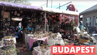 Bakancsos Piac  Flea market in Budapest 4k Ultra HD 60fps [upl. by Zaria545]