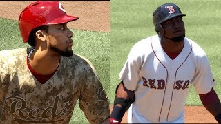 David Ortiz VS Billy Hamilton INSIDE THE PARK HOME RUN SHOCKING MLB THE SHOW 17 [upl. by Alemap]