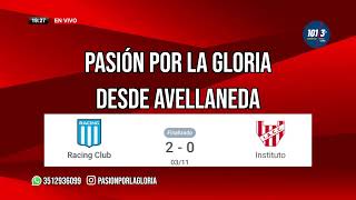 RacingINSTITUTO EN VIVO  Pasion por la Gloria en Showsport Radio  03112024 [upl. by Yran]