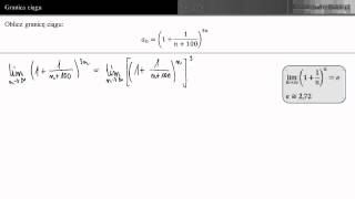 Oblicz granicę ciągu an  11n1003n [upl. by Gulick]