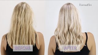 Farmavita  How To Get the perfect blonde using Amethyste Silver Shampoo [upl. by Dicky]