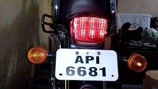 How to install LED lights in yezdi tail light or back lightyezdi jawa spares available9491220222 [upl. by Femmine681]