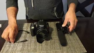 my camera doesnt have a mic input How to fix it Cable adaptor Audio test [upl. by Arand]