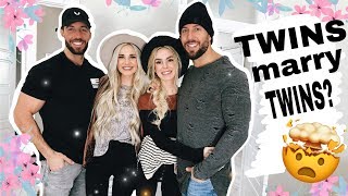 Twins married twins  Then had triplets  Gemma and Jade Mukbang  SNOW DAY [upl. by Noiram483]