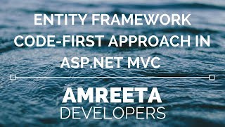 Entity Framework Code First Approach in ASP Net MVC  Generating Data [upl. by Eikcuhc]