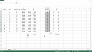 Measuring Forecasting Error [upl. by Adabel]