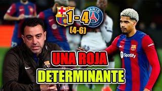 UNA ROJA DETERMINANTE  Reaccion  Barcelona vs Paris SaintGermain  Champions League  2024 [upl. by Gal297]