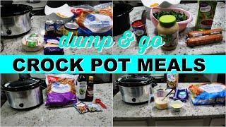 DUMP amp GO CROCK POT MEALS  QUICK amp EASY CROCK POT RECIPES [upl. by Teragram]