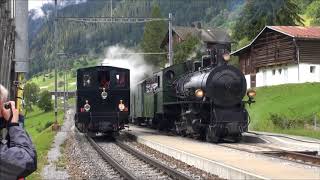 A double steam celebration in Switzerland [upl. by Lednic]