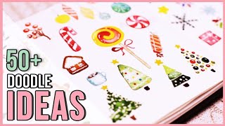 Christmas Holiday Watercolor Doodle Ideas  Art Journal Thursday Ep 28 [upl. by Nomzzaj]