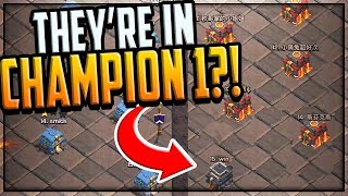 HOW is This in CHAMPION I in Clash of Clans Clan War Leagues [upl. by Dnumsed34]