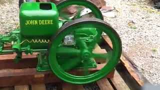 1925 John Deere 1 12 HP Hit Miss Engine [upl. by Turtle38]