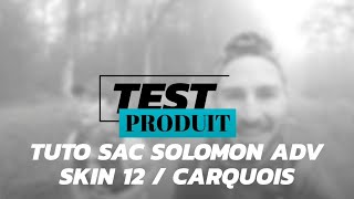 TUTO COMMENT FIXER SON CARQUOIS SUR SON SAC SALOMON ADV SKIN 12 🤔 SPECIAL TRAIL [upl. by Nnaeinahpets872]