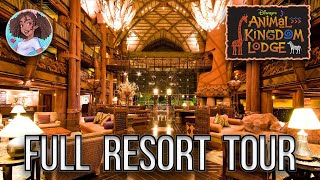 Disney Animal Kingdom Lodge Resort Room Tour Savannah View [upl. by Notsej317]