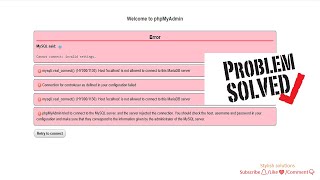 Solved mysqlirealconnect HY0001130 Host localhost is not allowed to connect to server [upl. by Kessler951]