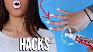 10 LIFE HACKS for TOOTHPASTE You SHOULD KNOW [upl. by Nnylyma]