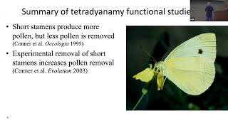 Dr Jeff Conner Dept of Plant Biology and Ecology Evolution and Behavior Michigan State Univ [upl. by Airednaxela]