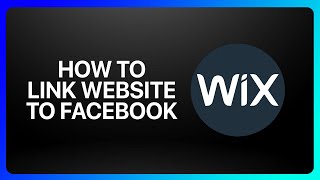 How To Link Wix Website To Facebook Tutorial [upl. by Harp184]