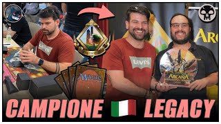 🥇 HO VINTO 🏆 Campione italiano Legacy 2024  Magic the Gathering Mono Black Scam Midrange 😈 [upl. by Macfadyn]