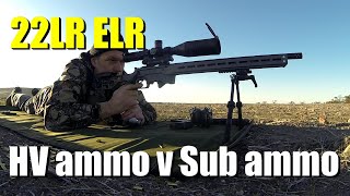 Subsonic v Supersonic for long range 22LR [upl. by Elder]