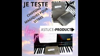 je teste le chiffon magique pour les vitreS [upl. by Ecneralc]