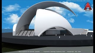 Auditorio de Tenerife Arq Santiago Calatrava Inaugurado año 2003 [upl. by Gebhardt934]