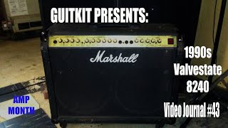 Guitkits Video Journal 43 1990s Marshall Combo Amp Valvestate S80 Model 8240 [upl. by Sam]