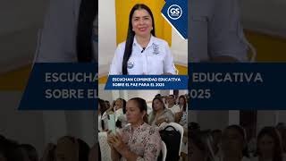 Escuchan comunidad educativa sobre el PAE para el 2025 [upl. by Enamrej159]