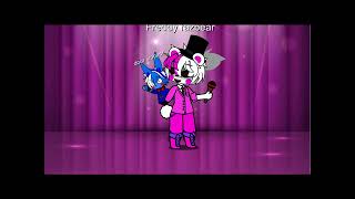 Funtime Freddy and bon bon voice lines gacha club [upl. by Annoirb]