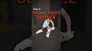 Front foot defence practice  Day 615  cricketshorts cricketathome [upl. by Charissa]