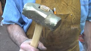 Making Green Sand And Foam Casting A Brass Hammer [upl. by Eilasor386]