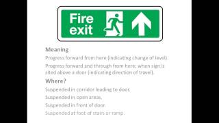 Fire Exit Signs and where to put them a video tutorial [upl. by Asalocin]