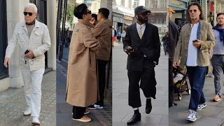 Mens Street Fashion Trends 2024 What Men Are Wearing on the Streets in London [upl. by Palua]