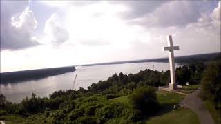 Drone Video of the Mississippi River at Wickliffe KYJuly 2018 [upl. by Dewie743]