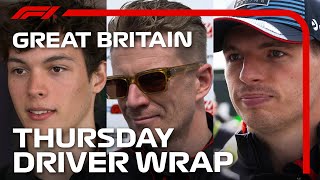 Thursdays Driver Wrap From Silverstone  2024 British Grand Prix [upl. by Rosenthal214]