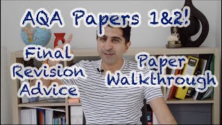 AQA Paper 1 amp 2  Final Revision Advice amp Paper Walkthrough [upl. by Menendez]