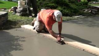 How to Pour Concrete Driveway [upl. by Masson]