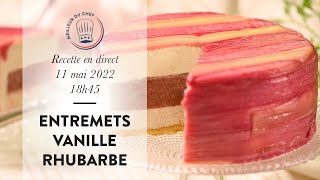 Recette Rhubarbe  lentremets Rhubarbe Vanille [upl. by Foley]