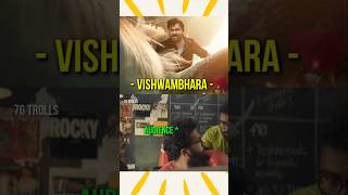 Vishwambhara Teaser  Vishwambhara Teaser Reaction  vishwambhara shorts chiranjeevi [upl. by Seftton152]