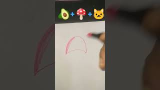 ✨✨❤️❤️ 🥑🍄🐱emojimix so satisfying creative art youtubeshort emoji challenge viral short [upl. by Andromada586]