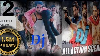 DJ movie action scene  Best Spoof  Allu Arjun movie  Sauth movie scene  action scene video [upl. by Ontina]