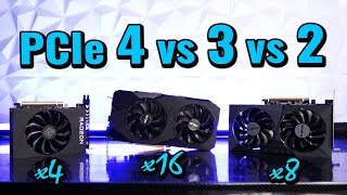 PCie Gen 2 vs 3 vs 4 RX 6500 XT vs RTX 3050 Gaming Benchmarks [upl. by Nhor]