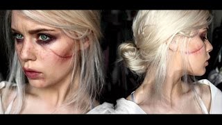 Ciri The Witcher 3 Wild Hunt  Makeup Tutorial [upl. by Rebmac268]