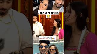 Jannat reaction 😂 viralvideo youtubeshorts trending fainatcutemoment jannatzubair faisu love [upl. by Tallbot]