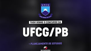 CONCURSO UFCGPB  PLANEJAMENTO DE ESTUDOS [upl. by Naelcm]