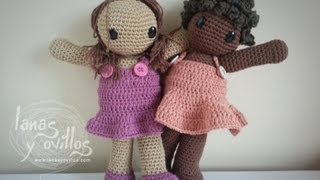 Tutorial Vestido Muñeca Amigurumi Paso a Paso en Español [upl. by Ohaus]