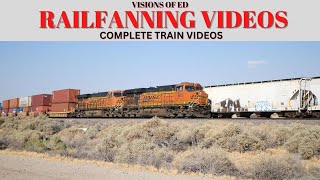 BNSF Railfanning Videos Manifest Trains amp More [upl. by Rudwik]