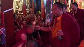 His Holiness the 11th Panchen Lama visits Jampa Ling Monastery Chamdo Tibet [upl. by Llenaej]