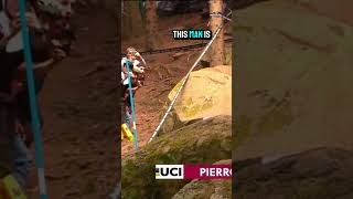 Hold on tight Amaury Pierron’s Epic Winning Run in Lourdes 🚵‍♂️💨 shorts mtb fyp bike [upl. by Ryter]