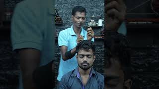 ASMR Intense Old School Barber Doing Satisfying Head Massage shorts [upl. by Bubalo]